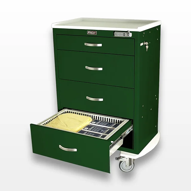 Harloff TPS3028EC4 Medical Storage Cart with Electronic Lock