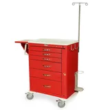Harloff MDS3030B06+MD30-EMG1 Medical Cart with Lock Options