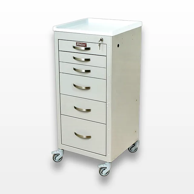 Harloff M3DS1830K06 Medical Cart Steel Construction Key Lock