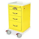 Harloff MPA1824K04 Medical Cart with Key Lock and Aluminum Construction