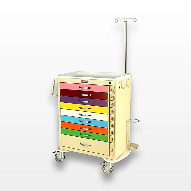 Harloff MDS3030B09PED-EMG Medical Cart Pediatric Compatible