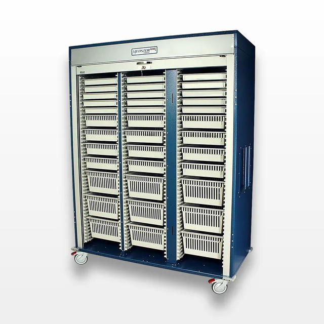 Harloff MSPM83-00TK Medical Storage Cabinet with Tambour Door