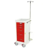 Harloff MPA1830B06+MD18-EMG Medical Cart Aluminum Construction