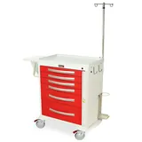 Harloff MPA3027B06+MD30-EMG1 Medical Cart Lightweight Aluminum
