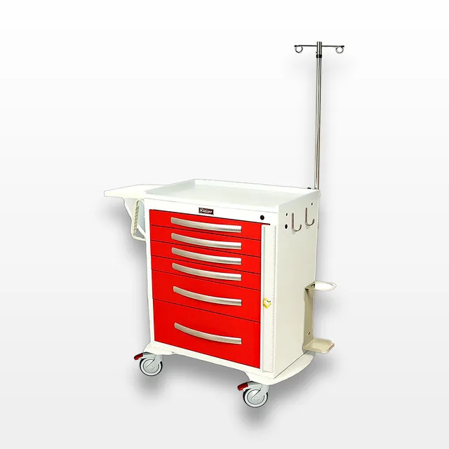 Harloff MPA3027B06+MD30-EMG1 Medical Cart Lightweight Aluminum
