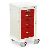 Harloff MPA1824B05 Medical Cart Lightweight Aluminum Construction
