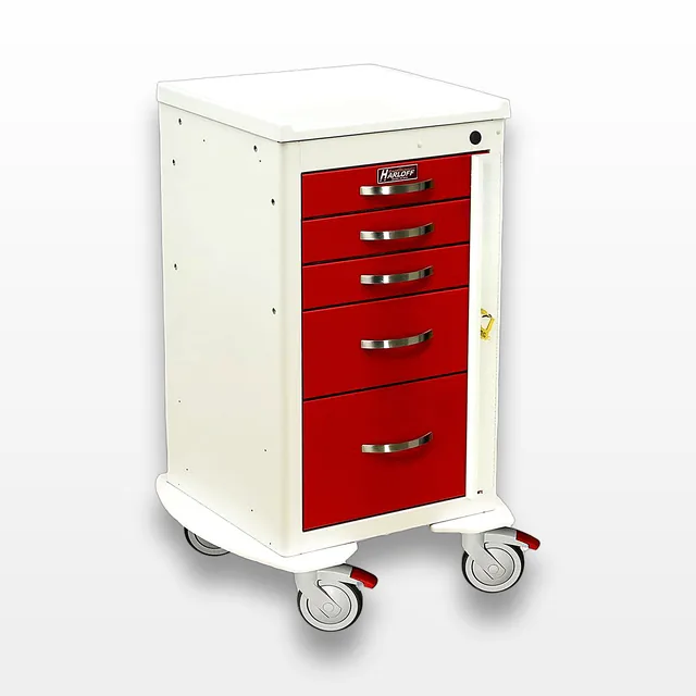 Harloff MPA1824B05 Medical Cart Lightweight Aluminum Construction