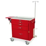 Harloff MDS3024B14+MD30-EMG1 Medical Cart with Lock Options