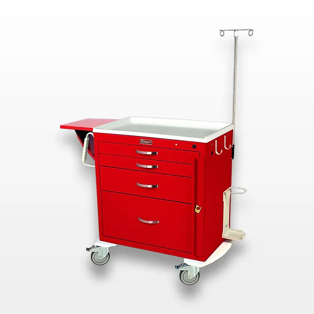 Harloff MDS3024B14+MD30-EMG1 Medical Cart with Lock Options