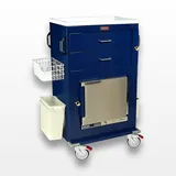 Harloff MH5216B Medical Cart with Follett Refrigerator