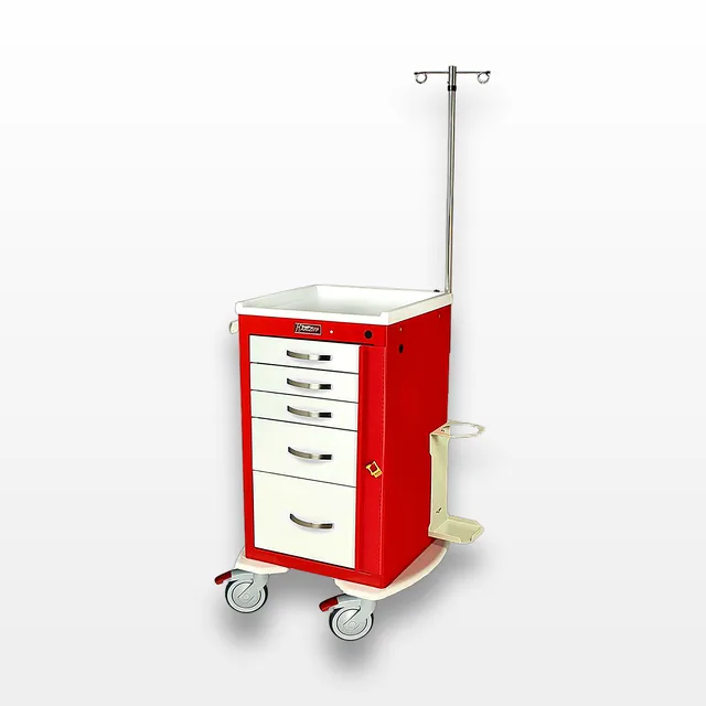 Harloff MPA1824B05+MD18-EMG Medical Cart Lightweight Aluminum