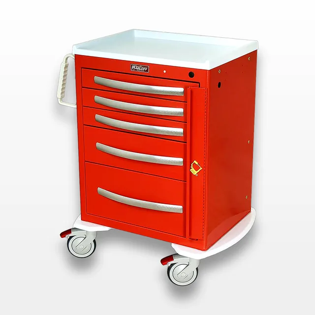 Harloff MPA2424B05 Medical Cart Lightweight Aluminum