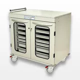 Harloff MSPM42-00GK Medical Storage Cart with Trays and Wheels