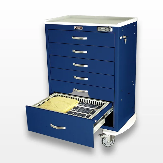 Harloff TPS3028EC6 Medical Cart with Electronic Lock