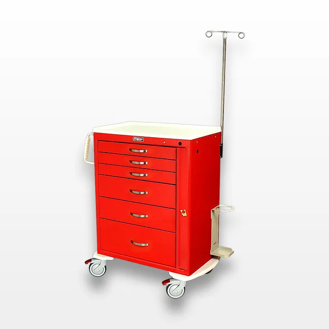 Harloff MDS3030B06+MD30-EMG Medical Cart with Accessories