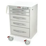 Harloff MPA2427E05 Medical Storage Cart with Drawers and Wheels