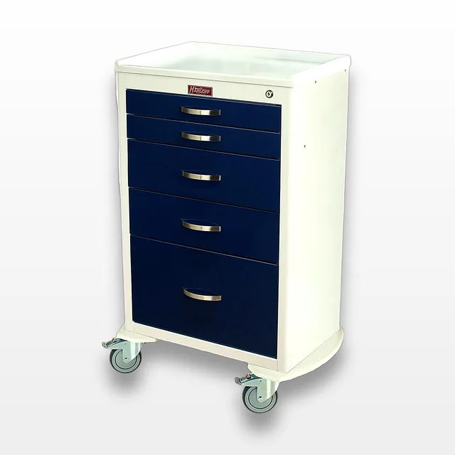 Harloff MDS2430K15 Medical Cart with Lock and Antimicrobial Top