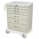 Harloff MDS3030K06 Medical Cart with Key Lock and Antimicrobial Top