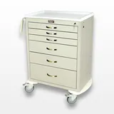 Harloff MDS3030K06 Medical Cart with Key Lock and Antimicrobial Top