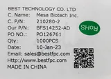 MesaBiotech 210280-2/ -3 Flexible Circuit Board System Domed Switches