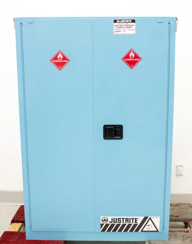 Justrite Acid and Corrosive Storage Cabinet 45 Gal, 170L, FM Approved