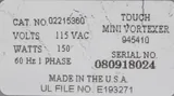 Fisher Scientific 02215360 Touch Mini Fixed Speed Vortex Mixer 3200 RPM