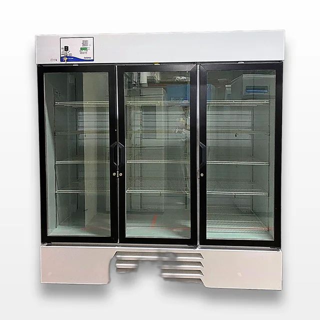 Fisher Scientific Triple Door Refrigerator. 115V.