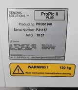 Genomic Solutions PRO51200 Gel Picker, Imaging System, For Parts