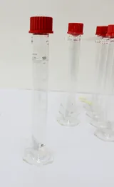 Chemglass 3024 Set of 8 Graduated Cylinders 100mL w/ GL32 Cap