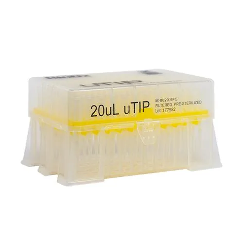 Biotix Pipette Tips - 1-20uL Racked, Filtered, Sterilized, Low Retention. 