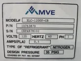 MVE XLC-1200F-GB Cryogenic Freezer with TEC 3000 Controller, 120V, 60Hz