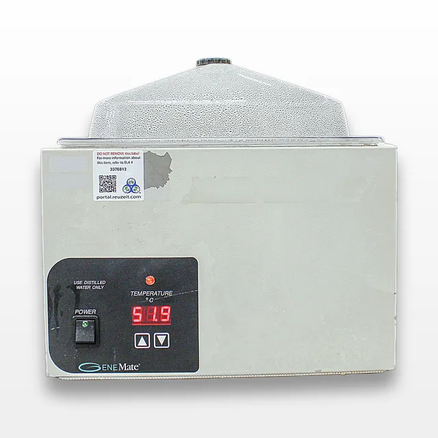 GeneMate 180071SC Water Bath, 5L Capacity, 99.9C Range, Stainless Steel