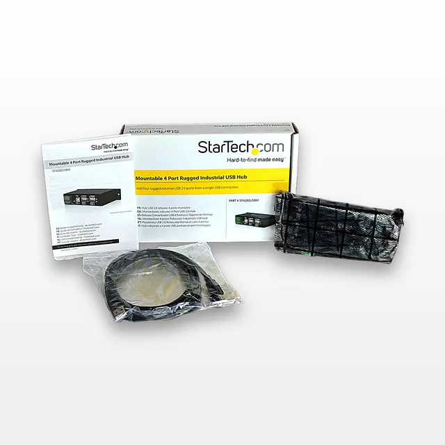 StarTech 4 Port USB Hub ST4200USBM for Data Management and Connectivity