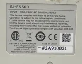 Keyence SJ-F5500 Static Eliminator Blower High-Speed Precision U.S. Made