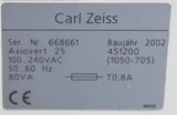 Zeiss Axiovert 25 Microscope Inverted Fluorescence Binocular Tube 32x Objective