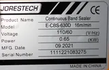 JORESTECH E-CBS-630D Band Sealer, Digital Temp, PE/Bopp Bags, Convertible Operation