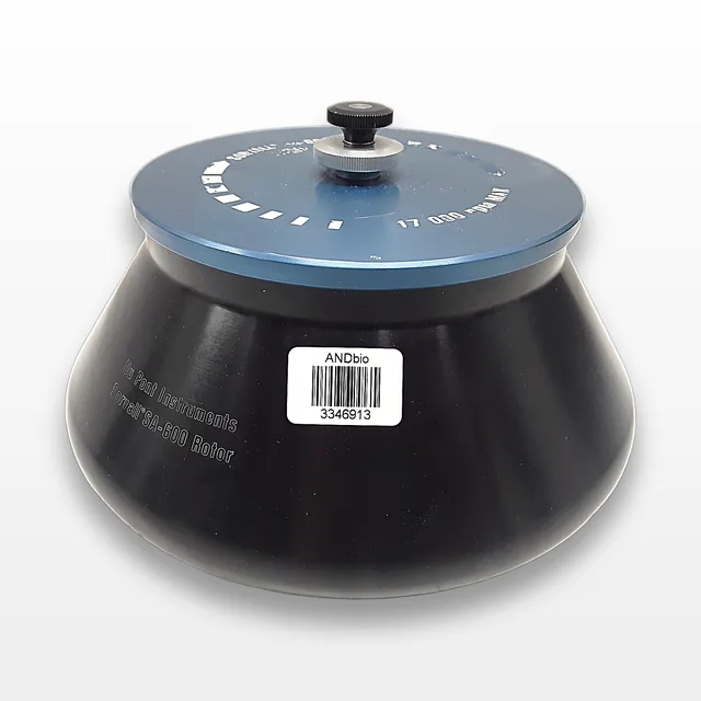 Du Pont Instruments Sorvall SA-600 Fixed Angle Rotor, 12-Place, 16500 RPM