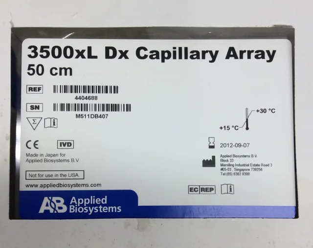 Applied Biosystems 4404688 3500xL Dx Capillary Array 50cm Excellent Condition