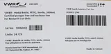 VWR Lot: 100604Q Media Bottle PETG Sterile 2000mL 2 Boxes 24/CS
