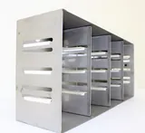 N/A Stainless Steel Freezer Rack for ULT, Holds 16 Boxes, Used