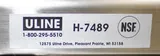 Uline H8965/ H-7489 Stainless Steel Work Tables and Cart with Casters