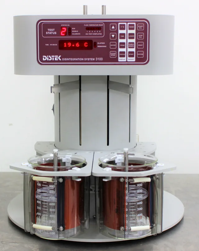 Distek Disintegration System 3100 Bathless Tester 2 Positions