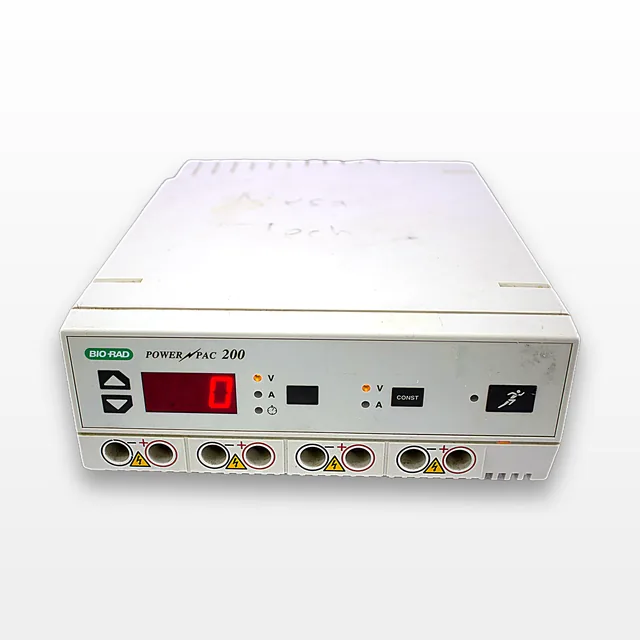 BIO-RAD PowerPac 200 Electrophoresis Power Supply, 200V 2000mA, Used
