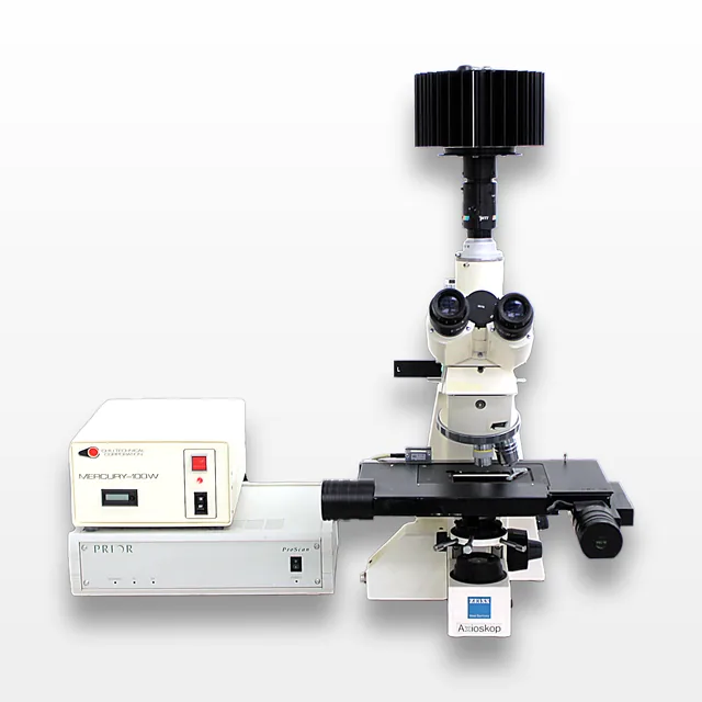 Zeiss Axioskop EL-Einsatz 45 14 87 Microscope - VG Condition, Fluorescence Ready