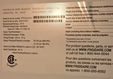 Frigidaire FFTR1814TWO Refrigerator Top-Freezer 18.0 Cu. Ft. Used Very Good
