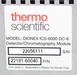Thermo Scientific Dionex ICS-6000 DC-6 HPLC/FPLC Dual Channel Modular with Power Cord