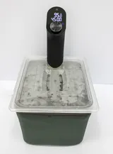 N/A 0535 Sous Vide Container 12 Qt w/ Lid, Rack & Sleeve, Used