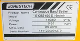 JORESTECH E-CBS-630D Continuous Band Sealer 120V 60Hz Used