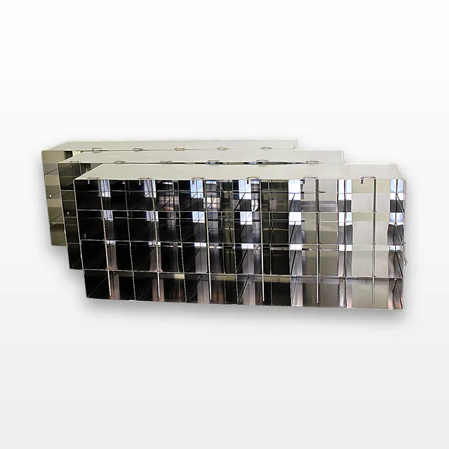 VWR 89214-716 Upright ULT Freezer Racks, Stainless Steel, 24 Box Capacity