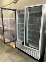 Beverage Air Double Glass Door Refrigerator, 41.66 cu.ft.